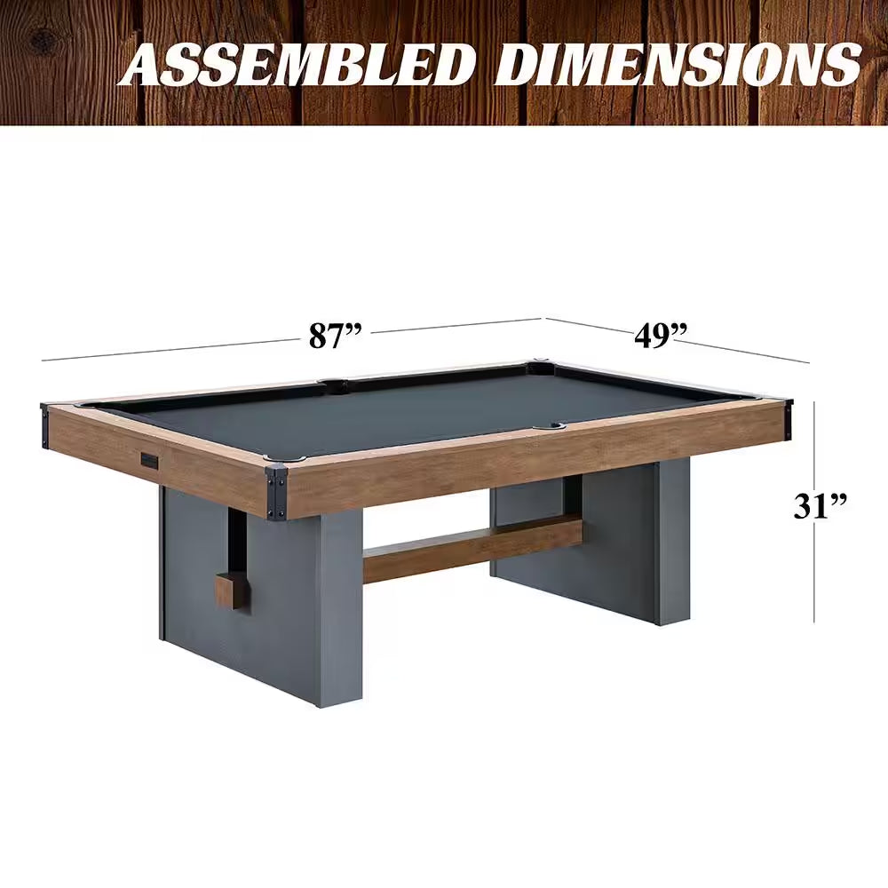 7 Ft. Urban Drop Pocket Pool Table, Perfect for Game Rooms
