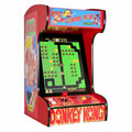 Classic Home Arcade Machine - Tabletop and Bartop - 412 Retro Games - Full Size LCD Screen, Buttons and Joystick (Red)
