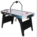 54" Air Hockey Table with LED Electronic Scoring & Powerful Motor, Large Arcade Game Table for Game Room, Home & Office, Hockey Game for Kids & Adults