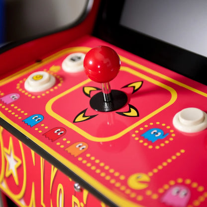 Classic Home Arcade Machine - Tabletop and Bartop - 412 Retro Games - Full Size LCD Screen, Buttons and Joystick (Red)