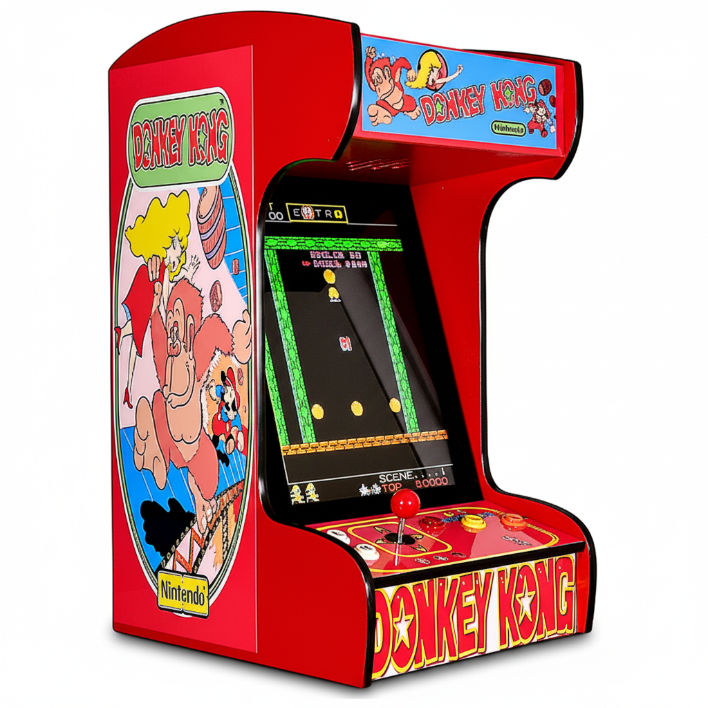 412 Classic Retro Games Tabletop Arcade Machine by  (Red)