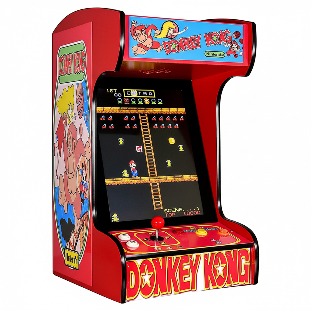 412 Classic Retro Games Tabletop Arcade Machine by  (Red)